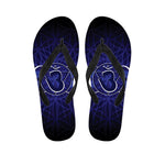 Ajna Chakra Spiritual Print Flip Flops