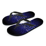 Ajna Chakra Spiritual Print Flip Flops