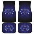 Ajna Chakra Spiritual Print Front and Back Car Floor Mats