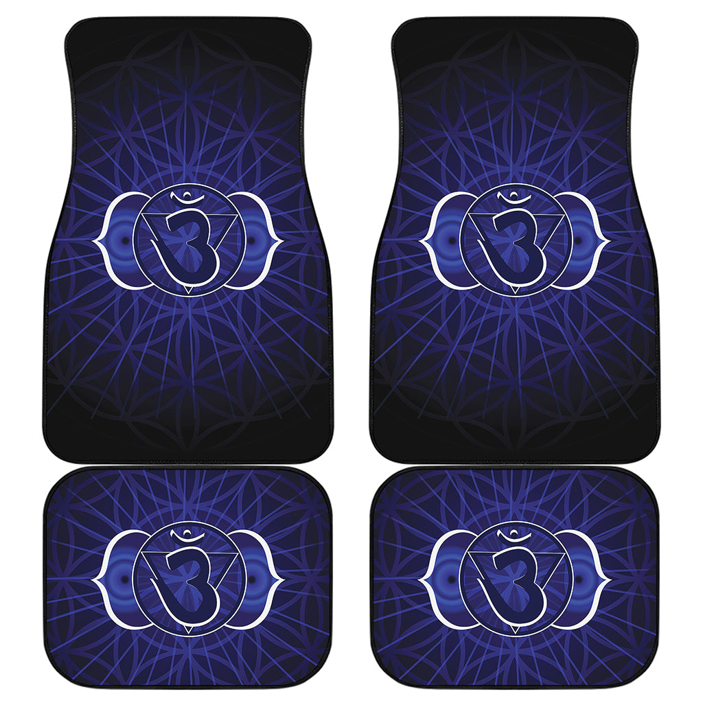 Ajna Chakra Spiritual Print Front and Back Car Floor Mats