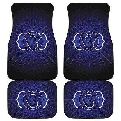 Ajna Chakra Spiritual Print Front and Back Car Floor Mats