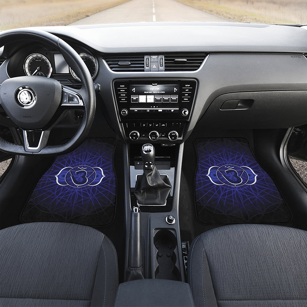 Ajna Chakra Spiritual Print Front and Back Car Floor Mats