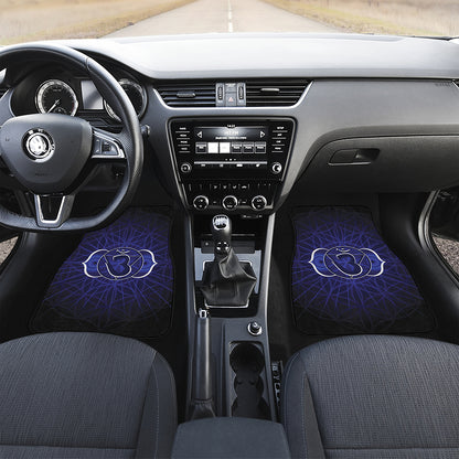 Ajna Chakra Spiritual Print Front and Back Car Floor Mats
