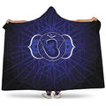 Ajna Chakra Spiritual Print Hooded Blanket