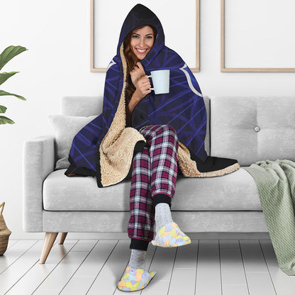 Ajna Chakra Spiritual Print Hooded Blanket