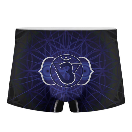 Ajna Chakra Spiritual Print Men's Boxer Briefs