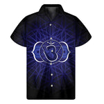 Ajna Chakra Spiritual Print Men's Short Sleeve Shirt