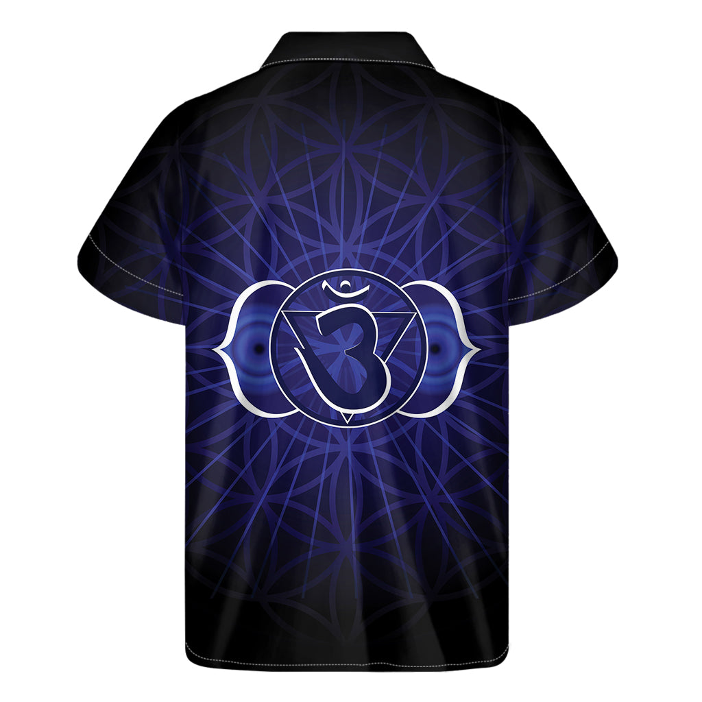 Ajna Chakra Spiritual Print Men's Short Sleeve Shirt