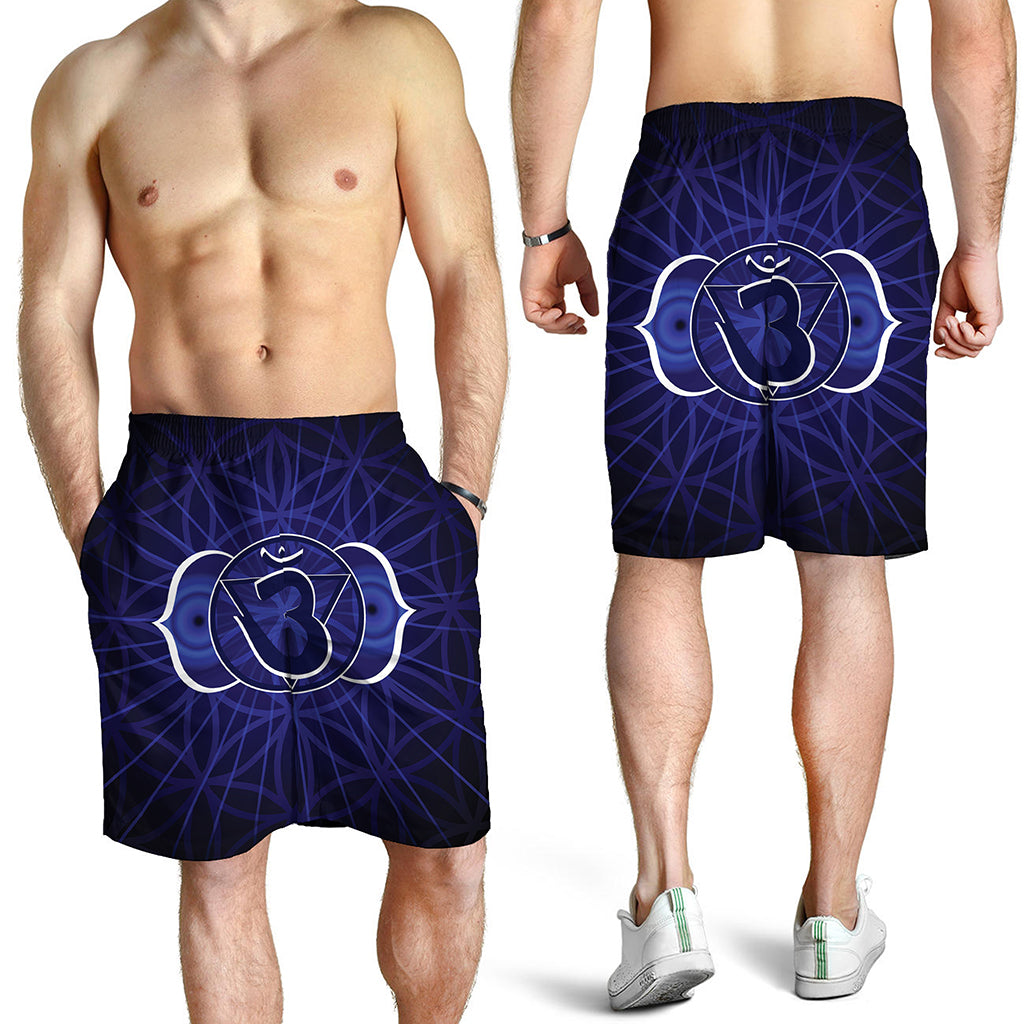 Ajna Chakra Spiritual Print Men's Shorts