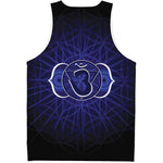 Ajna Chakra Spiritual Print Men's Tank Top