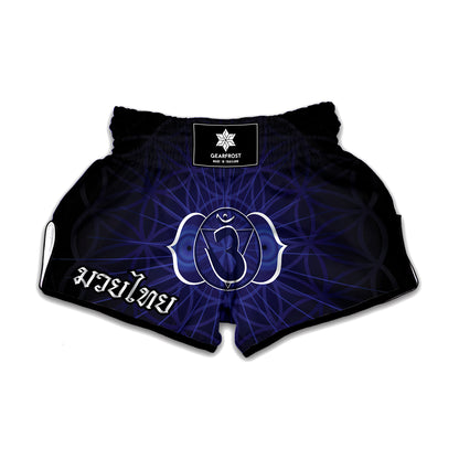 Ajna Chakra Spiritual Print Muay Thai Boxing Shorts