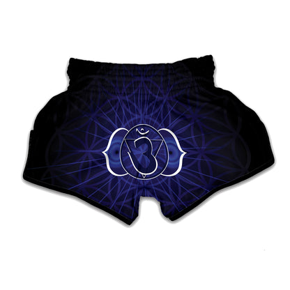 Ajna Chakra Spiritual Print Muay Thai Boxing Shorts