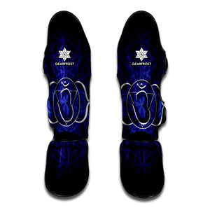 Ajna Chakra Spiritual Print Muay Thai Shin Guard