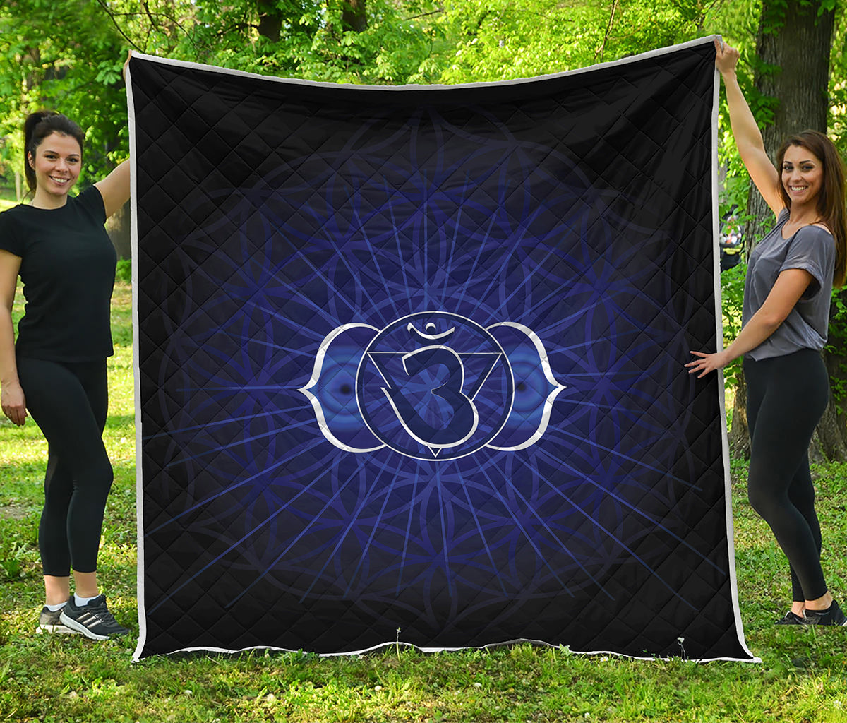 Ajna Chakra Spiritual Print Quilt