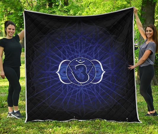 Ajna Chakra Spiritual Print Quilt
