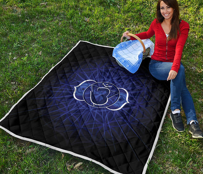 Ajna Chakra Spiritual Print Quilt
