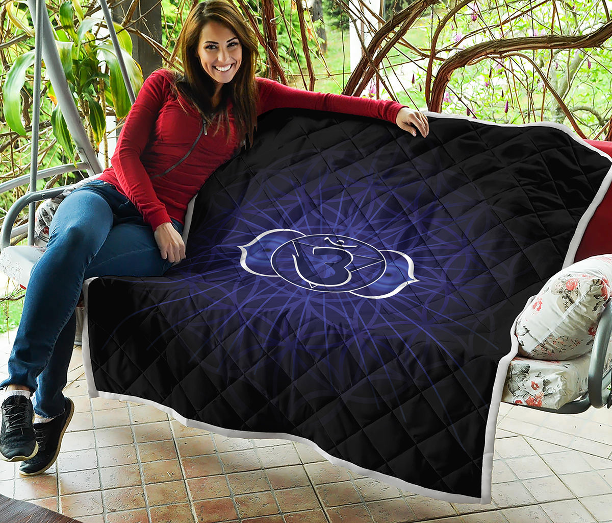 Ajna Chakra Spiritual Print Quilt