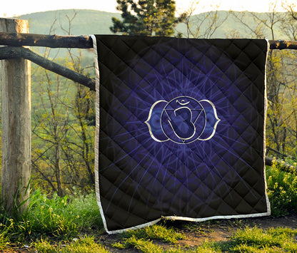 Ajna Chakra Spiritual Print Quilt