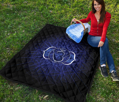 Ajna Chakra Spiritual Print Quilt