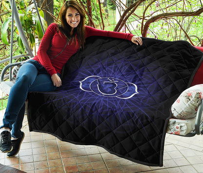 Ajna Chakra Spiritual Print Quilt