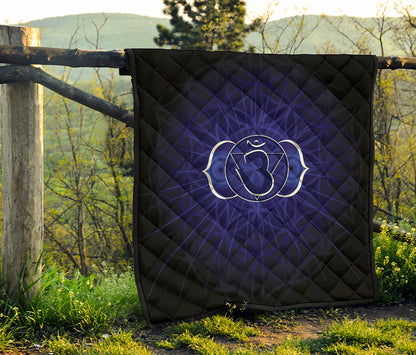 Ajna Chakra Spiritual Print Quilt