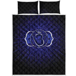 Ajna Chakra Spiritual Print Quilt Bed Set