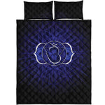 Ajna Chakra Spiritual Print Quilt Bed Set