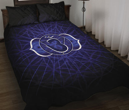 Ajna Chakra Spiritual Print Quilt Bed Set