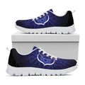 Ajna Chakra Spiritual Print White Running Shoes