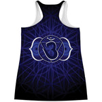 Ajna Chakra Spiritual Print Women's Racerback Tank Top