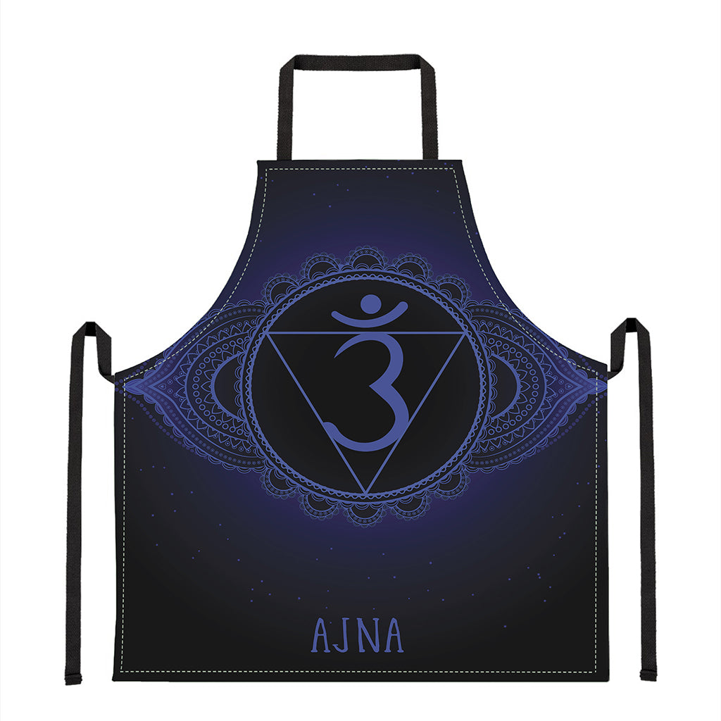 Ajna Chakra Symbol Print Apron