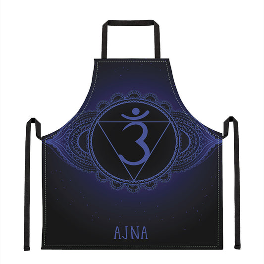 Ajna Chakra Symbol Print Apron