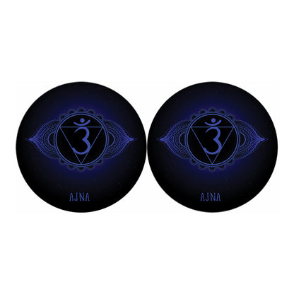 Ajna Chakra Symbol Print Car Coasters