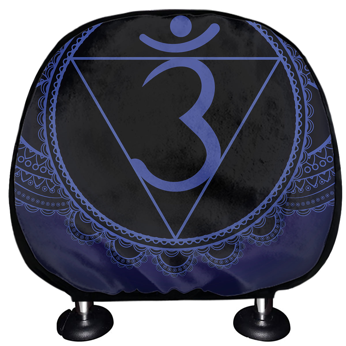 Ajna Chakra Symbol Print Car Headrest Covers