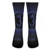 Ajna Chakra Symbol Print Crew Socks