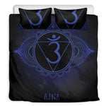 Ajna Chakra Symbol Print Duvet Cover Bedding Set