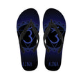Ajna Chakra Symbol Print Flip Flops
