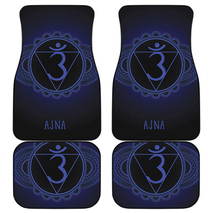 Ajna Chakra Symbol Print Front and Back Car Floor Mats