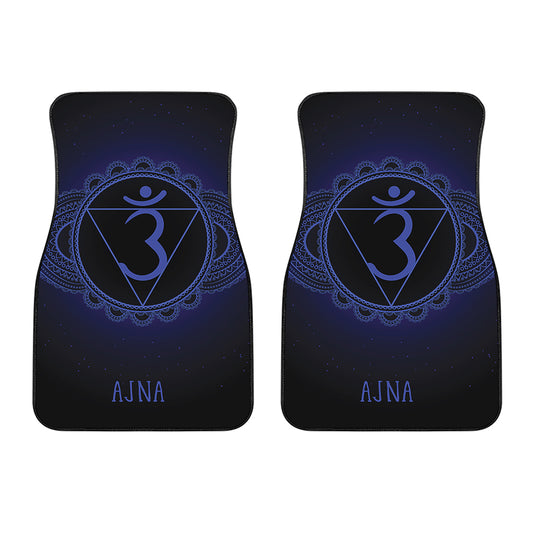 Ajna Chakra Symbol Print Front Car Floor Mats