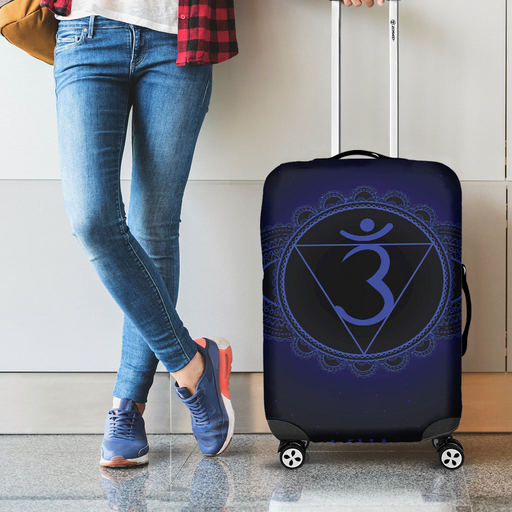 Ajna Chakra Symbol Print Luggage Cover