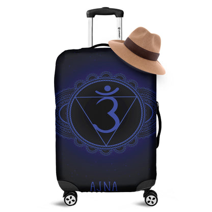 Ajna Chakra Symbol Print Luggage Cover