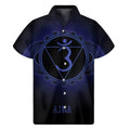 Ajna Chakra Symbol Print Men's Short Sleeve Shirt