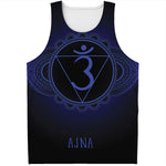 Ajna Chakra Symbol Print Men's Tank Top