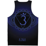 Ajna Chakra Symbol Print Men's Tank Top
