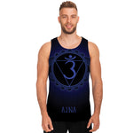 Ajna Chakra Symbol Print Men's Tank Top