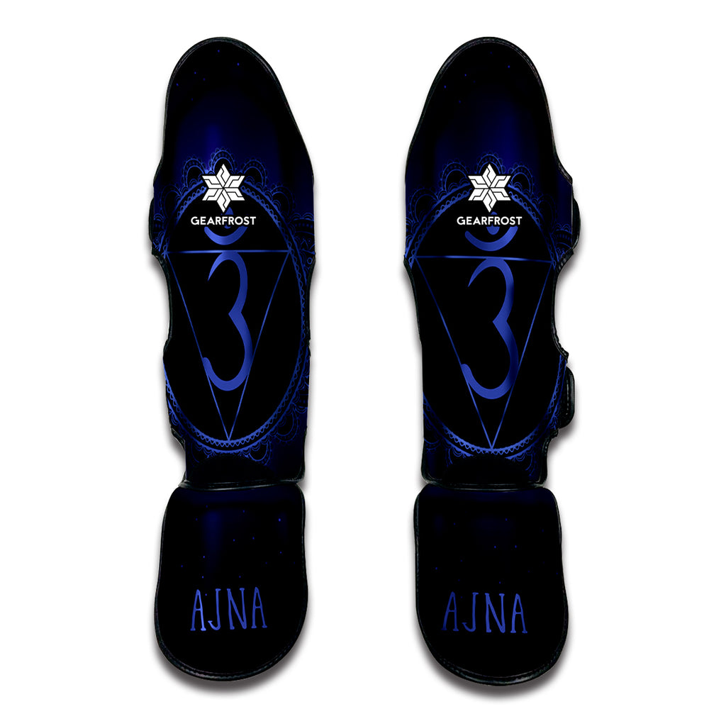 Ajna Chakra Symbol Print Muay Thai Shin Guard