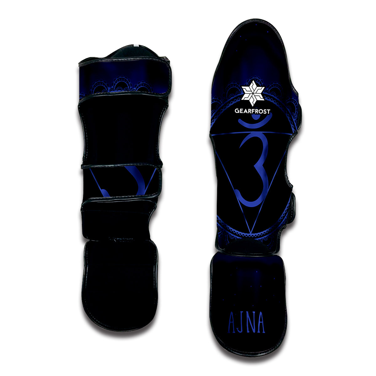 Ajna Chakra Symbol Print Muay Thai Shin Guard