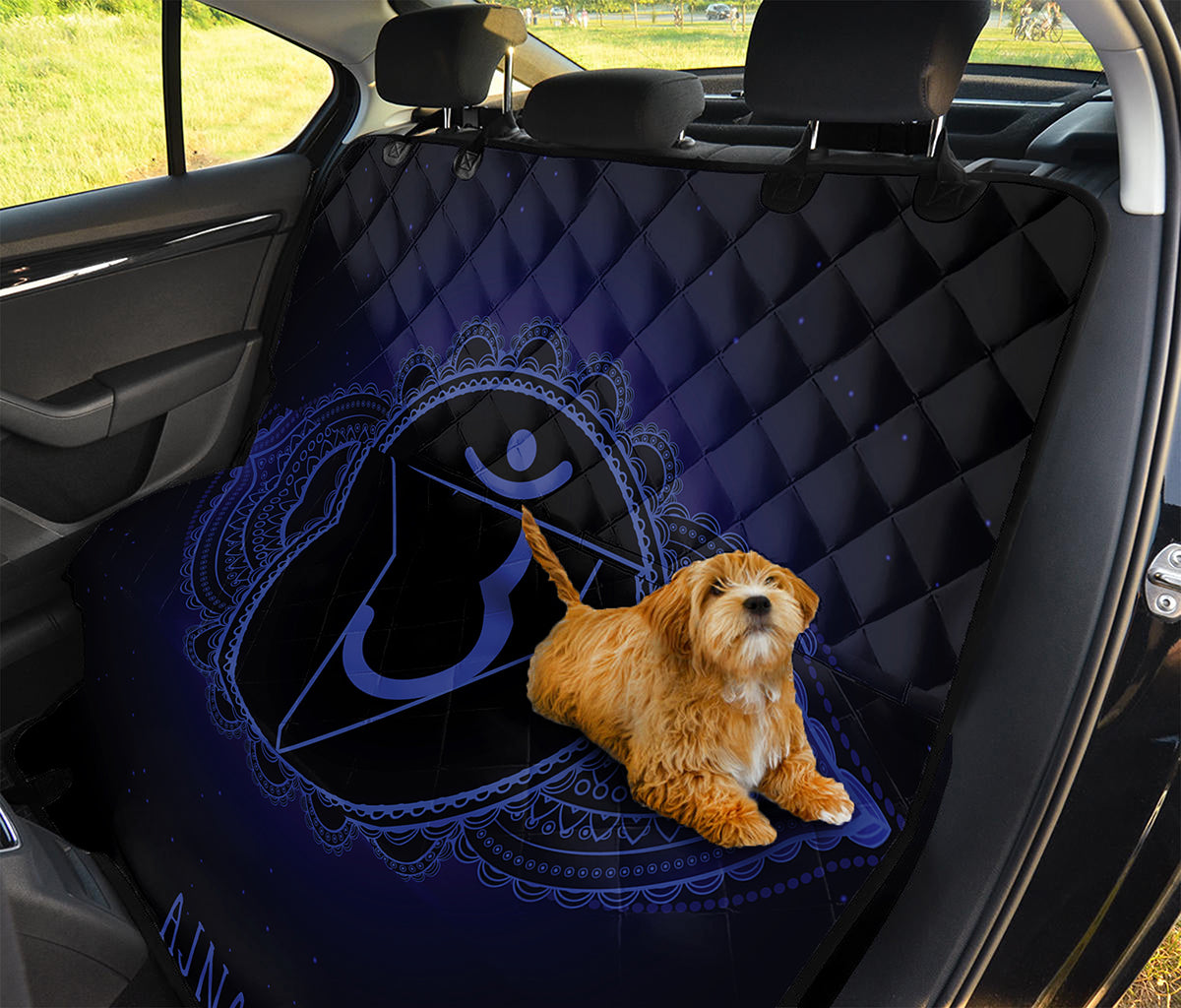 Ajna Chakra Symbol Print Pet Car Back Seat Cover
