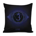 Ajna Chakra Symbol Print Pillow Cover