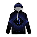 Ajna Chakra Symbol Print Pullover Hoodie
